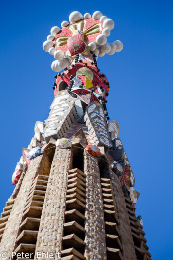 Turmspitze  Barcelona Catalunya Spanien by Peter Ehlert in Barcelonas Kirchen