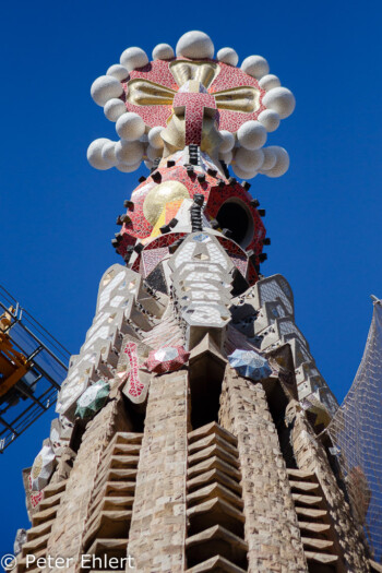 Turmspitze  Barcelona Catalunya Spanien by Peter Ehlert in Barcelonas Kirchen