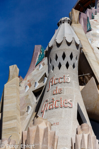 Turm  Barcelona Catalunya Spanien by Peter Ehlert in Barcelonas Kirchen