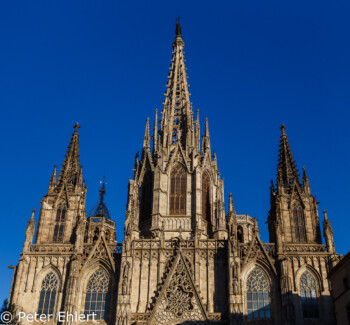 La Catedral de la Santa Creu i Santa Eulàlia  Barcelona Catalunya Spanien by Peter Ehlert in Barcelona Stadtrundgang