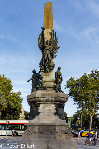 Estàtua de Francesc Rius i Taulet  Barcelona Catalunya Spanien by Peter Ehlert in Barcelona Stadtrundgang