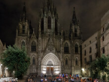 La Catedral de la Santa Creu i Santa Eulàlia  Barcelona Catalunya Spanien by Peter Ehlert in Barcelona Stadtrundgang