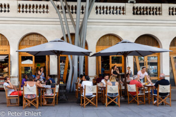 Frühstückscafé  Barcelona Catalunya Spanien by Peter Ehlert in Barcelona Stadtrundgang