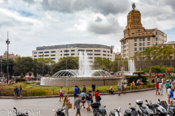 Brunnen  Barcelona Catalunya Spanien by Peter Ehlert in Barcelona Stadtrundgang