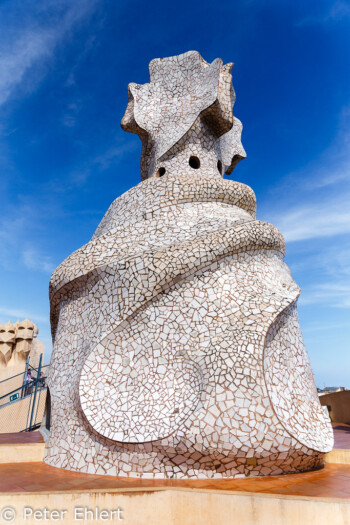 Schornstein  Barcelona Catalunya Spanien by Peter Ehlert in Barcelona Stadtrundgang