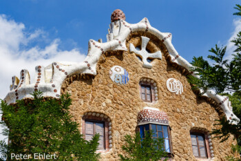 Pförtnerhaus  Barcelona Catalunya Spanien by Peter Ehlert in Barcelona Stadtrundgang