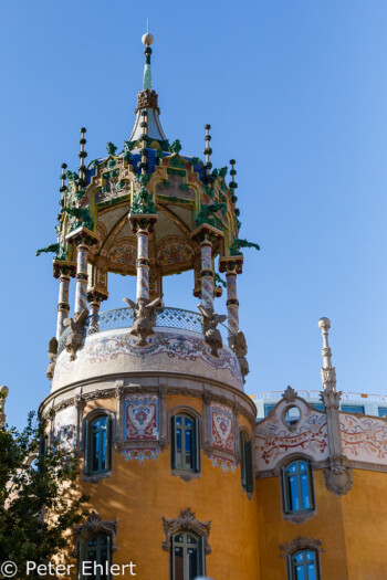 Tum von La Rotonda  Barcelona Catalunya Spanien by Peter Ehlert in Barcelona Stadtrundgang