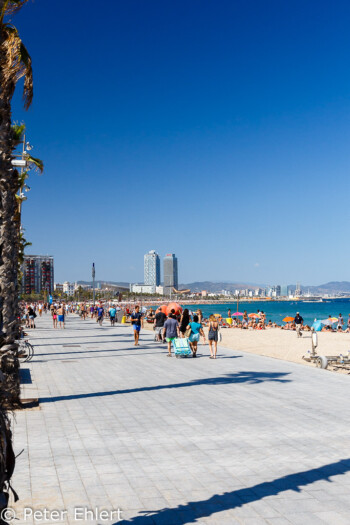 Strandpromenade  Barcelona Catalunya Spanien by Peter Ehlert in Barcelona Stadtrundgang
