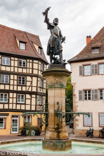 Schwendi Brunnen  Colmar Alsace-Champagne-Ardenne-Lorrain Frankreich by Peter Ehlert in Colmar Weekend