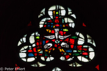 Modernes Kirchenfenster  Colmar Alsace-Champagne-Ardenne-Lorrain Frankreich by Peter Ehlert in Colmar Weekend