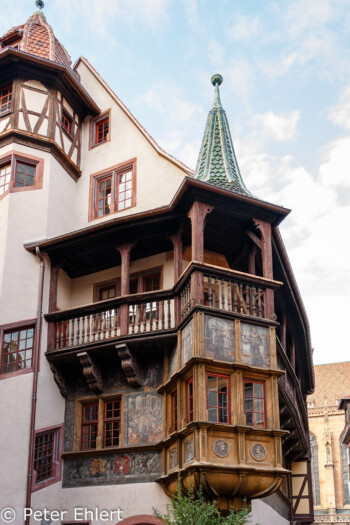 Erker mit Turm  Colmar Alsace-Champagne-Ardenne-Lorrain Frankreich by Peter Ehlert in Colmar Weekend