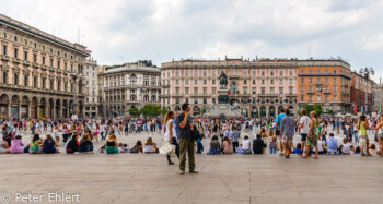 Platz vom Dom aus gesehen  Milano Lombardia Italien by Lara Ehlert in Mailand - Daytrip