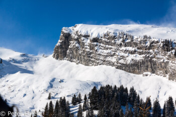 Tafelberg mit Schnee  Abondance Rhône-Alpes Frankreich by Peter Ehlert in Skigebiet Portes du Soleil