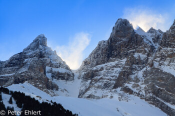 Morgensonne auf Massif du Chablais   Champéry Valais Schweiz by Peter Ehlert in Skigebiet Portes du Soleil