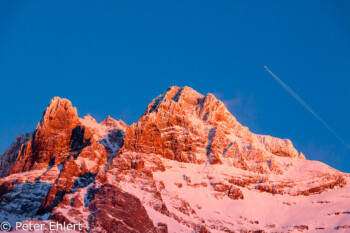 Abendsonne an Massiv du Chablais  Champéry Valais Schweiz by Peter Ehlert in Skigebiet Portes du Soleil