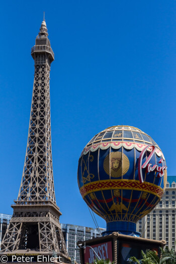 Eiffelturm und Montgolfiere  Las Vegas Nevada USA by Peter Ehlert in Las Vegas Stadt und Hotels