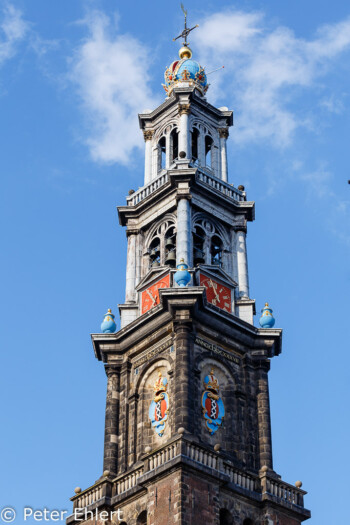 Westerkerk Turm  Amsterdam Noord-Holland Niederlande by Peter Ehlert in Amsterdam Trip