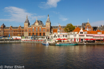 Amsterdam Centraal mit Bootsableger  Amsterdam Noord-Holland Niederlande by Peter Ehlert in Amsterdam Trip