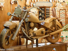 Harley aus Holz  Igea Marina Emilia-Romagna Italien by Peter Ehlert in Wellnessurlaub in Bellaria-Igea Marina