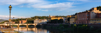 Arno mit Ponte alle Grazie  Firenze Toscana Italien by Lara Ehlert in Florenz - Wiege der Renaissance