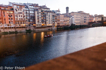 Abendstimmung am Arno  Firenze Toscana Italien by Peter Ehlert in Florenz - Wiege der Renaissance