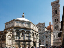 Cattedrale die Santa Maria del Fiore mit Campanile di Giotto und  Firenze Toscana Italien by Peter Ehlert in Florenz - Wiege der Renaissance