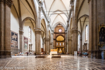 Kirchenschiff  Firenze Toscana Italien by Peter Ehlert in Florenz - Wiege der Renaissance