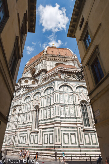 Kuppel von Cattedrale die Santa Maria del Fiore  Firenze Toscana Italien by Peter Ehlert in Florenz - Wiege der Renaissance
