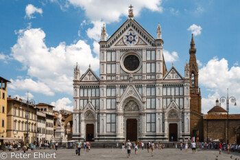 Portal Basilica di Santa Croce di Firenze  Firenze Toscana Italien by Peter Ehlert in Florenz - Wiege der Renaissance