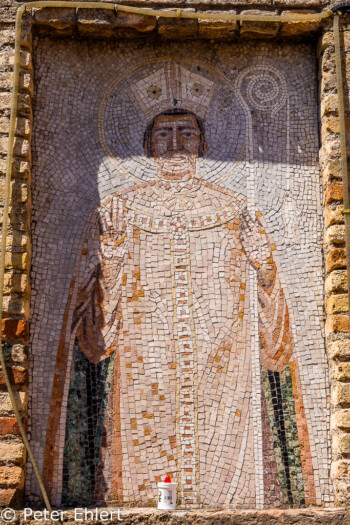 Mosaik in Stadttor  Lazise Veneto Italien by Peter Ehlert in Lazise am Gardasee