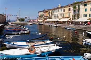 Hafen  Lazise Veneto Italien by Peter Ehlert in Lazise am Gardasee