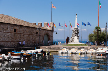 Hafen  Lazise Veneto Italien by Peter Ehlert in Lazise am Gardasee