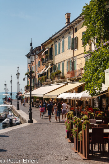 Hafenpromenade  Lazise Veneto Italien by Peter Ehlert in Lazise am Gardasee