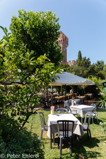 Restaurant  Lazise Veneto Italien by Peter Ehlert in Lazise am Gardasee