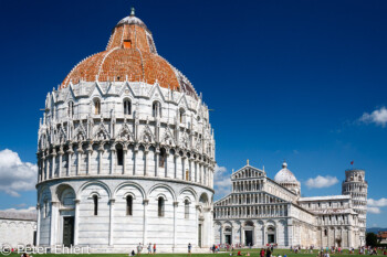 Battistero di San Giovanni und Cattedrale di Pisa  Pisa Toscana Italien by Peter Ehlert in Abstecher nach Pisa