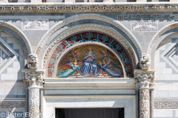 Mosaik an Cattedrale di Pisa  Pisa Toscana Italien by Peter Ehlert in Abstecher nach Pisa
