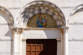 Mosaik an Chiesa di Santa Caterina d'Alessandria  Pisa Toscana Italien by Peter Ehlert in Abstecher nach Pisa