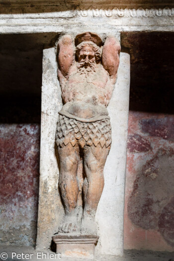 Figur im Tepidarium  Pompei Campania Italien by Peter Ehlert in Pompeii und Neapel