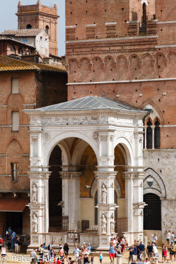 Palazzo Pubblico  Siena Toscana Italien by Peter Ehlert in Siena auf der Durchreise