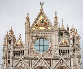 Portal des Duomo  Siena Toscana Italien by Peter Ehlert in Siena auf der Durchreise