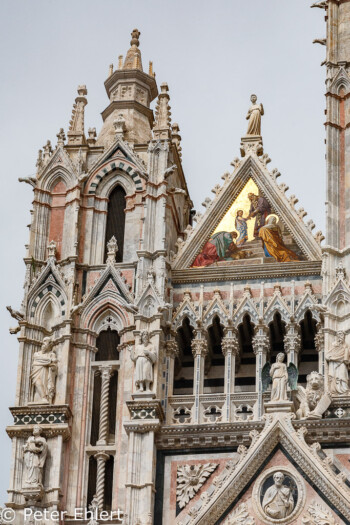 Portal des Duomo  Siena Toscana Italien by Peter Ehlert in Siena auf der Durchreise