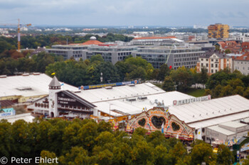 Festwiese mit Zelten  München Bayern Deutschland by Peter Ehlert in Münchner Oktoberfest