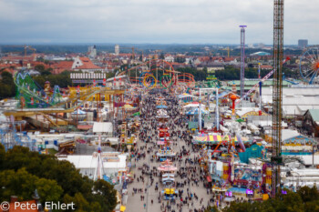 Festwiese Mittelgang  München Bayern Deutschland by Peter Ehlert in Münchner Oktoberfest