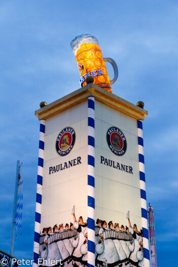 Paulanerturm  München Bayern Deutschland by Peter Ehlert in Münchner Oktoberfest