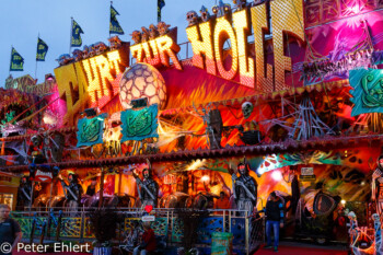 Geisterbahn  München Bayern Deutschland by Peter Ehlert in Münchner Oktoberfest