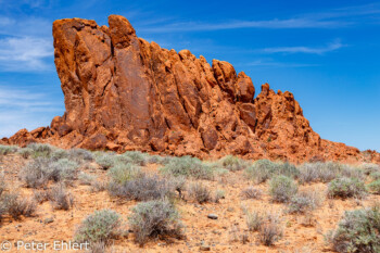 Gibraltar Rock   Nevada USA by Peter Ehlert in Valley of Fire - Nevada State Park