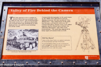 Infotafel   Nevada USA by Peter Ehlert in Valley of Fire - Nevada State Park