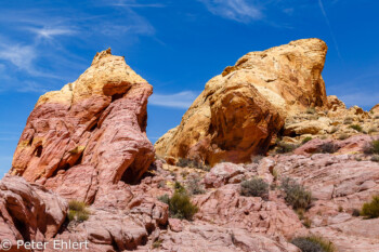 White Dome Trail   Nevada USA by Peter Ehlert in Valley of Fire - Nevada State Park