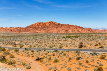 Blick auf Mouste Tank Mountains   Nevada USA by Peter Ehlert in Valley of Fire - Nevada State Park