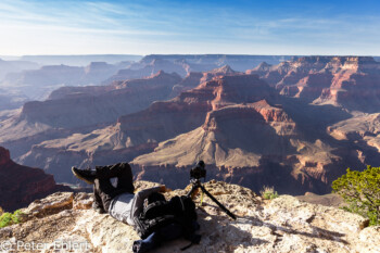 Warten auf den Sonnenuntergang  Grand Canyon Village Arizona USA by Peter Ehlert in Grand Canyon South Rim